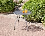 greemotion gartentisch metall auf terasse