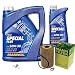 Produktbild EISENFELS Filter Set Inspektionspaket erstellt mit 6 L Motoröl MANNOL Special Plus 10W-30, MANN-FILTER Ölfilter, Verschlussschraube