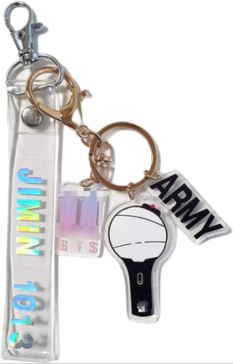 Keychain for B-TS Set(2 PCS) Signature Merchandise Army Bomb Key Ring & Bangtanboys Name Keychain Army Gift Merch