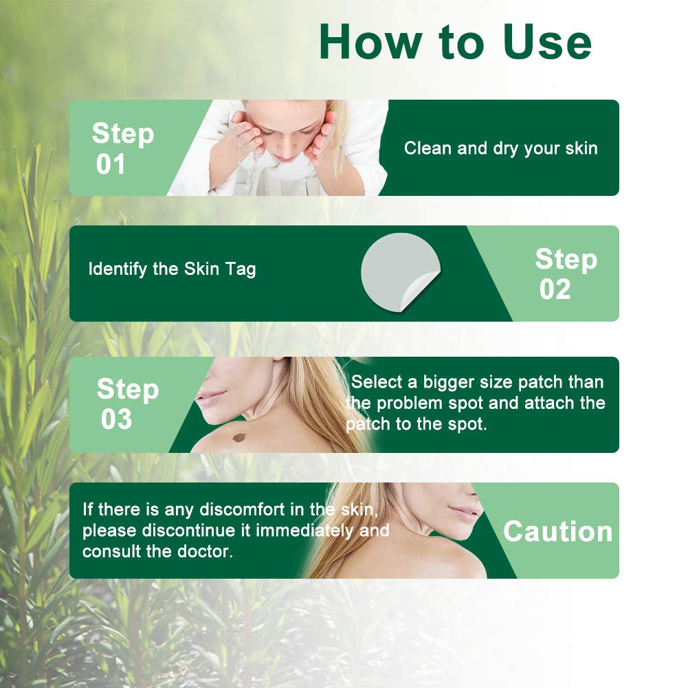 Skin Tag Remover Patches, Mole Remover, Covers and Conceals Skin Tags