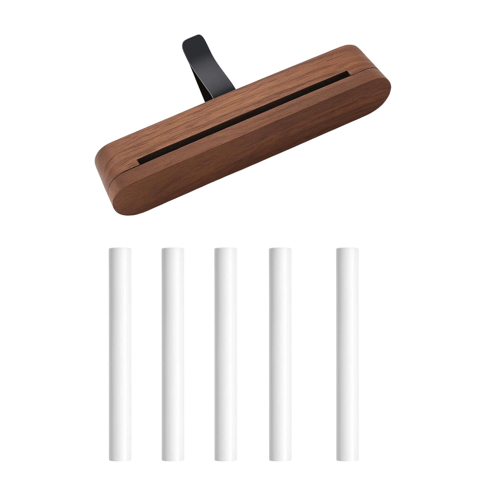 AC Vent Clip for Car, Car Diffuser, Diffuser for Wooden Vent Clip 9x1.8cm + 4 Refill Sticks Aroma Gift Set-image-18