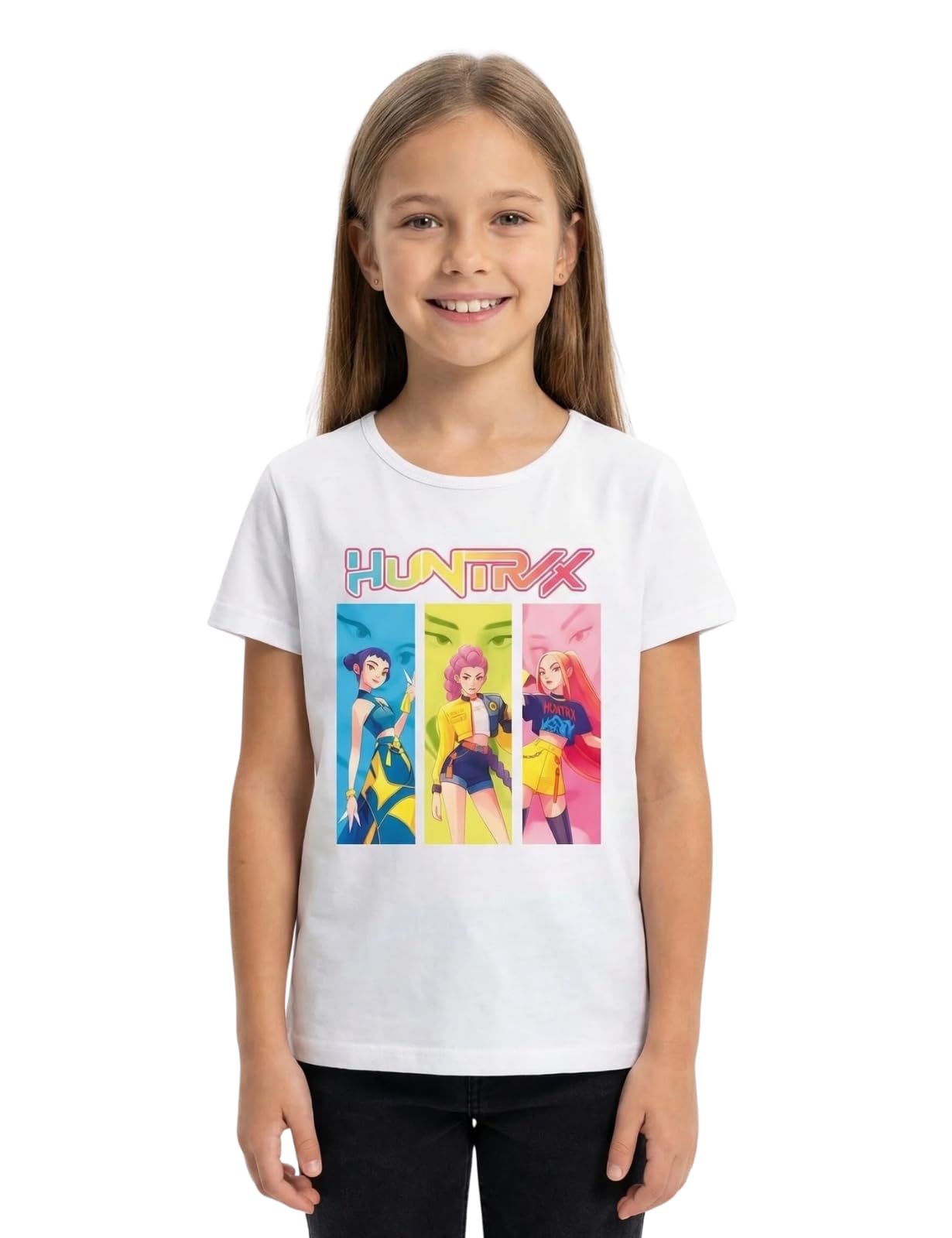 Vicyol S&D Camiseta K-Pop para Niños y Niñas. Camiseta de la Serie de Moda Huntrix. Camiseta de Las Guerreras de H. — view 14