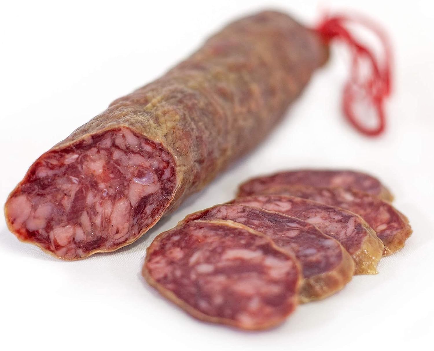 Corsevilla - saucisson ibérique de gland - Gourmet - Ibérique - Ibérique de Bellota - Saucisse Ibierco - Sans Gluten - Sans Lactose - (500 grammes environ)