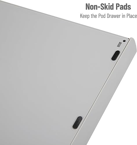 Miniatura 4 de Mind Reader Hero único Serve monodosis de café cajón de almacenamiento Holds 36 K-Cup 42 CBTLVerismo Dolce Gusto PlateadoGris