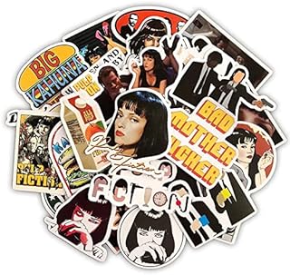 Not Repeat Movies TV Star Graffiti Stickers for Teens Pulp-Fiction Waterproof DIY Decals for Laptops Scooter Skateboard Car Fridge Luggage Tablet PC Gift 50pcs