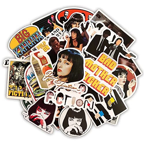 Not Repeat Movies TV Star Graffiti Stickers For Teens Pulp-Fiction Waterproof DIY Decals For Laptops Scooter Skateboard Car Fridge Luggage Tablet PC Gift 50pcs Cover