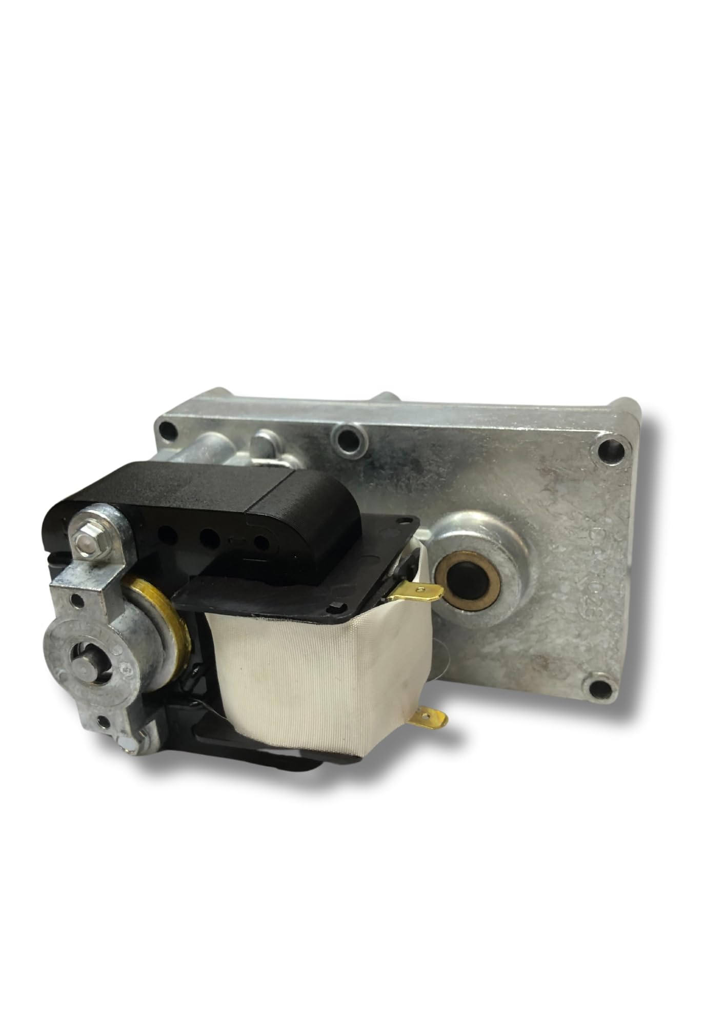 Motoriduttore velocità: 2 rpm, diametro albero: 9,5 mm. per stufe e caminetti a pellet: - ITALIANA CAMINI, EDILKAMIN, ECOFOREST,CAMINETTI MONTEGRAPPA, ADLER, ANSELMO COLA, ARCE