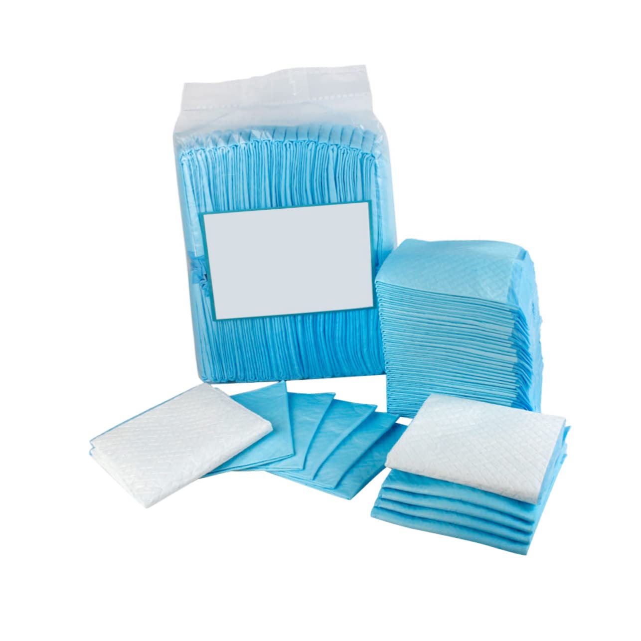 Hohopeti Assorbenti per Cane e Cucciolo Non Tessuto, 100 Pz/confezione, Spessore Aumentato per Allenamento alla Toilette, per Box o Uso in Casa