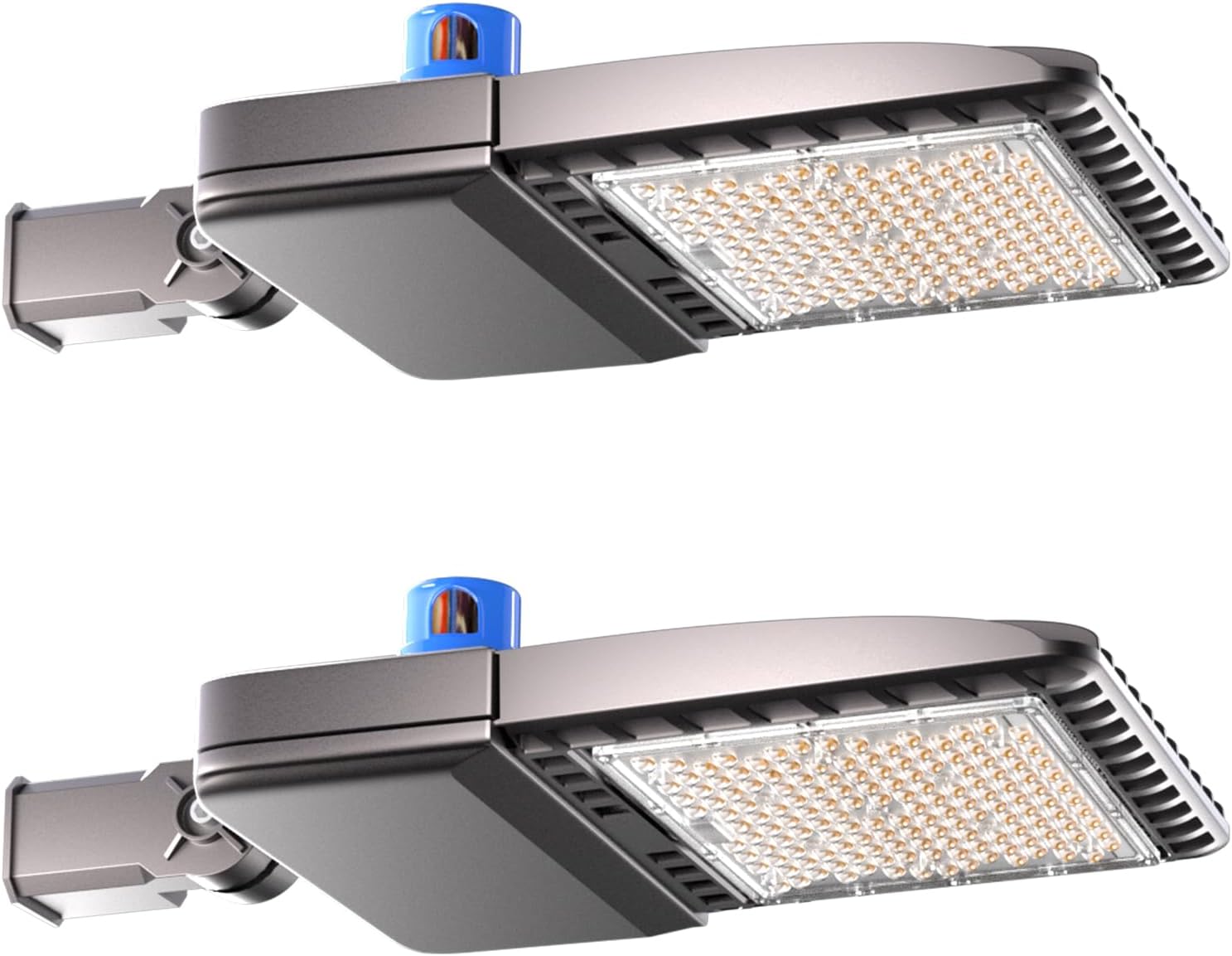 2Pack 150W LED Parking Lot Lighting 22500LM (150Lm/W) 5000K Pole Lights Outdoor with Slipfitter Mount ETL Listed IP65 Dusk to Dawn LED Street Lights for Parking Lot,Yard,Driveway,Stadium