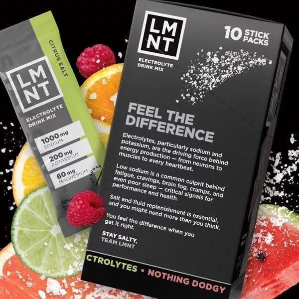 Miniatura 3 de LMNTs - Paquete variado de bebidas deportivas con electrolitos sin azúcar - 2.1 oz10 unidades