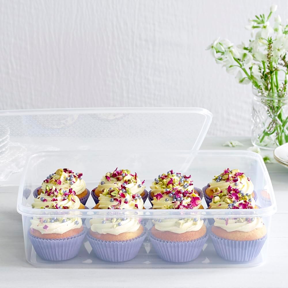 Decor Tellfresh Cupcake Holder, 4L, Clear