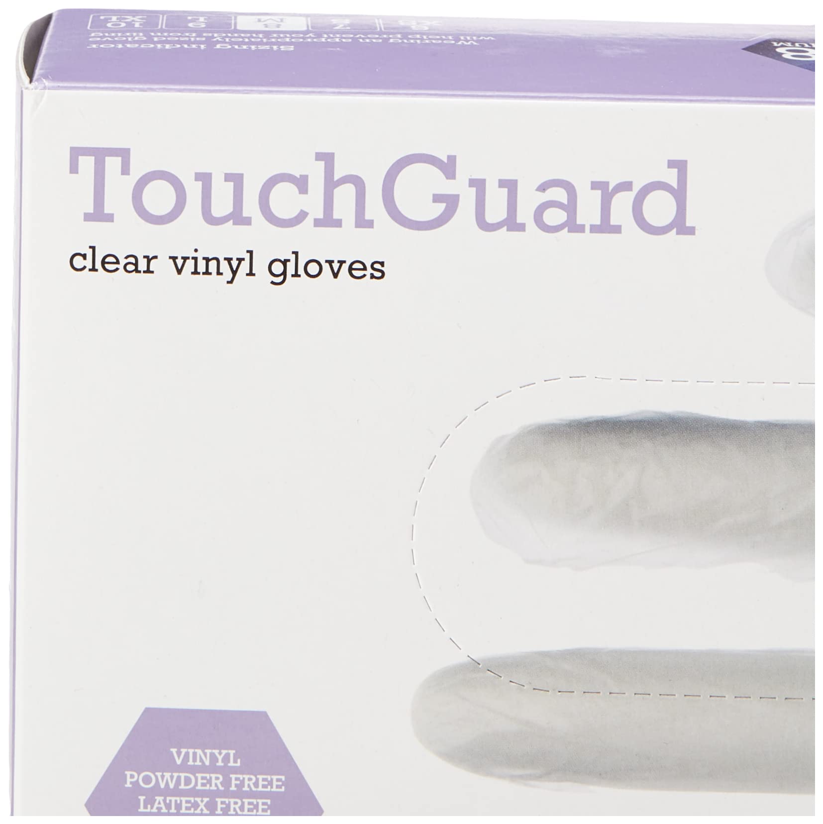 Guantes de vinilo transparentes desechables sin polvos, caja de 10*100 unidades, medianos