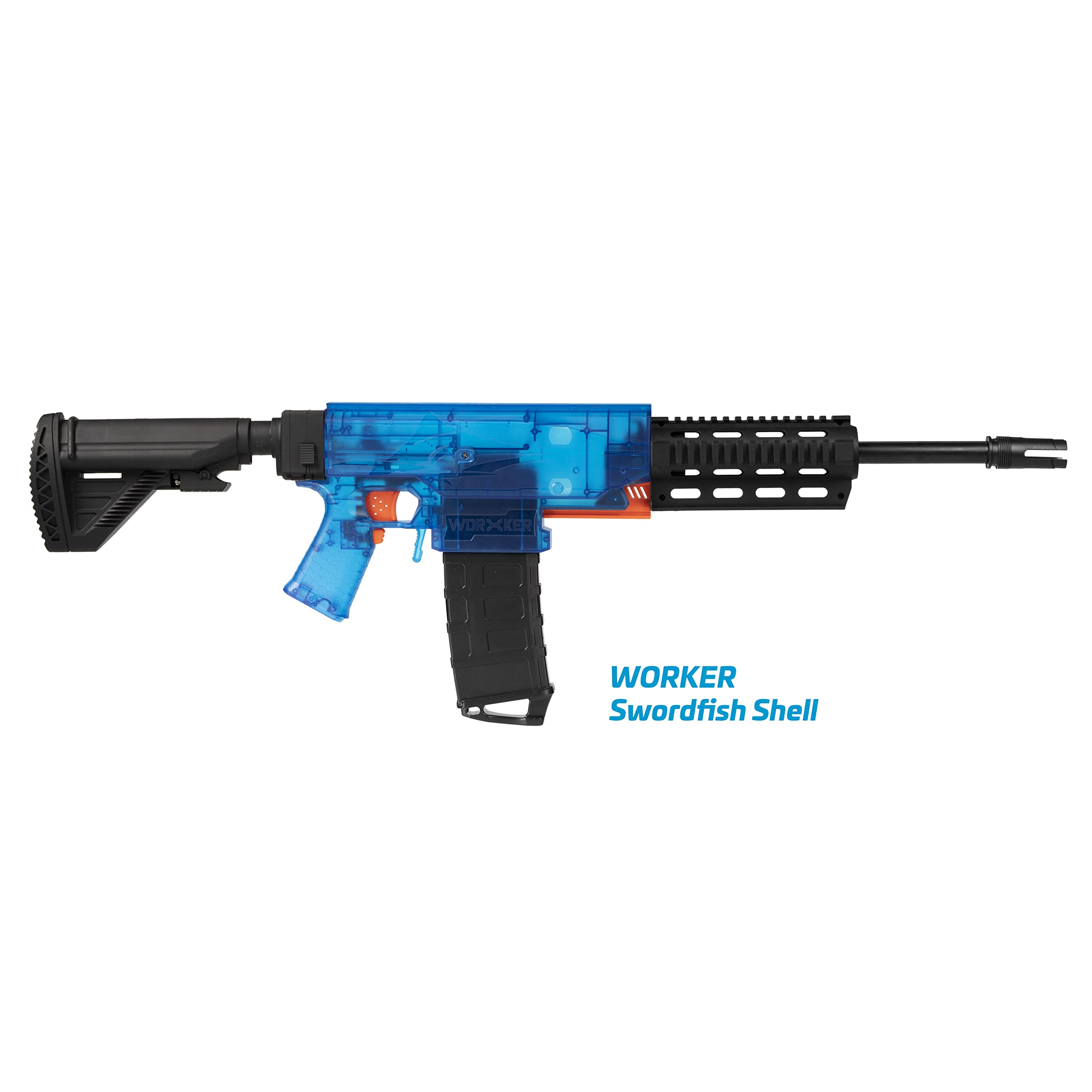 Kit di corpo M416 - Kit di aggiornamento mod per NERF N-Strike Elite Phoenix CS-6 e Stryfe - Set di 12 pezzi - nero - Modding e accessori per blaster