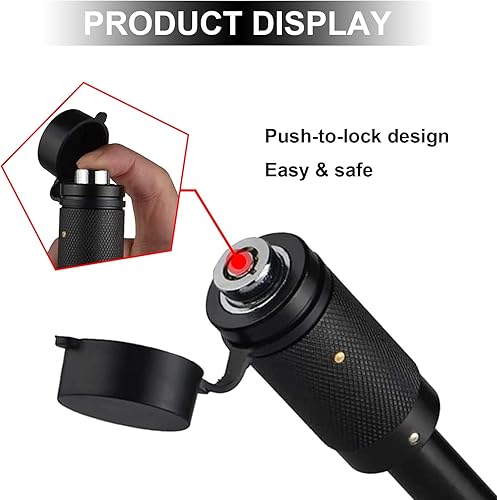 Miniatura 4 de 2 tapones antipolvo para gancho de remolque de automóvil con bandera estadounidense, bloqueo antirrobo de metal pesado de 2 pulgadas con 2 llaves,