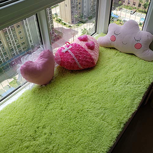 Tapis de fenêtre de style rural en velours pour coin détente