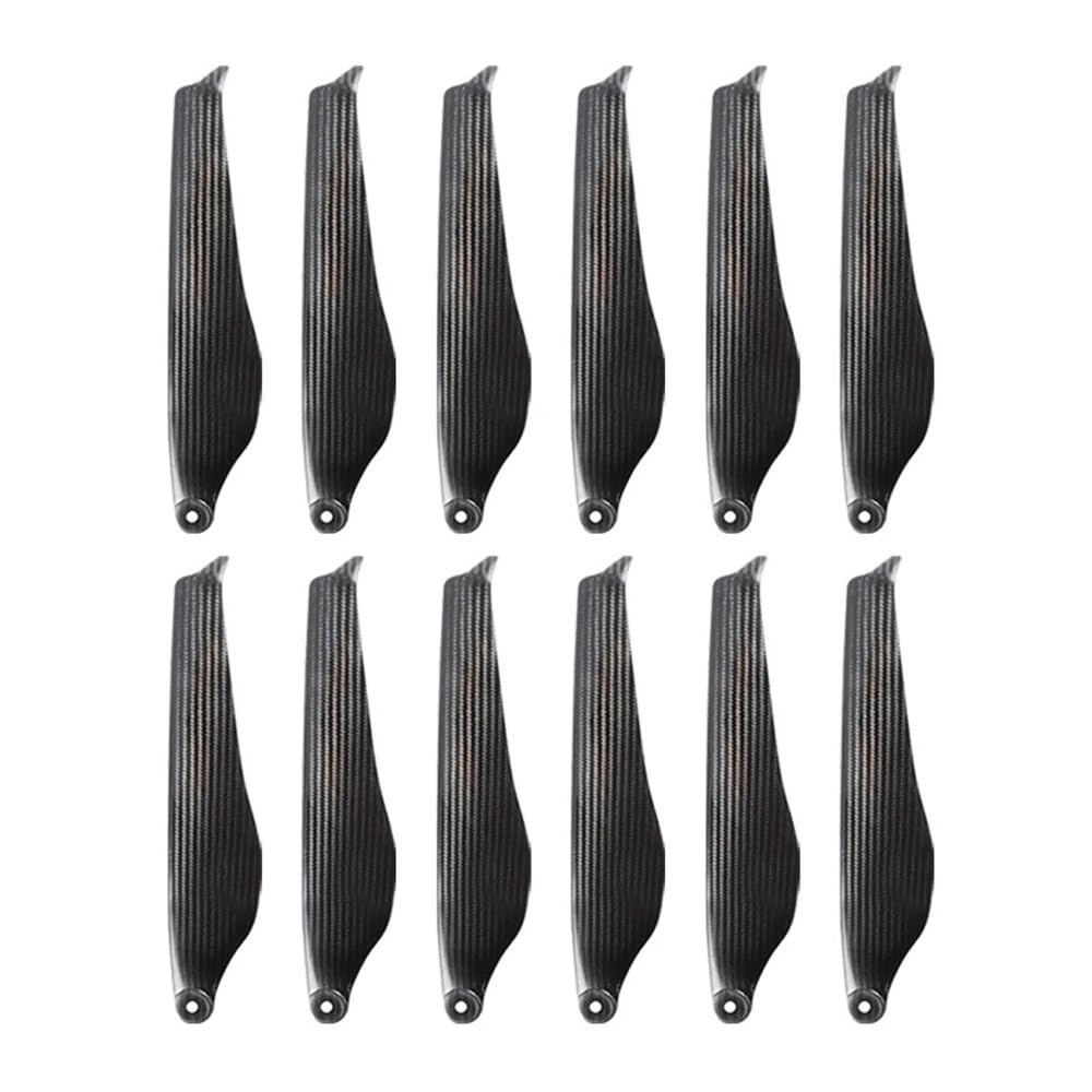 Adatto for eliche a pale for droni della serie a basso rumore, elica pieghevole in fibra di carbonio CW CCW, pala di riduzione del rumore for aereo agricolo(Bundle 1,16 inch-1650)