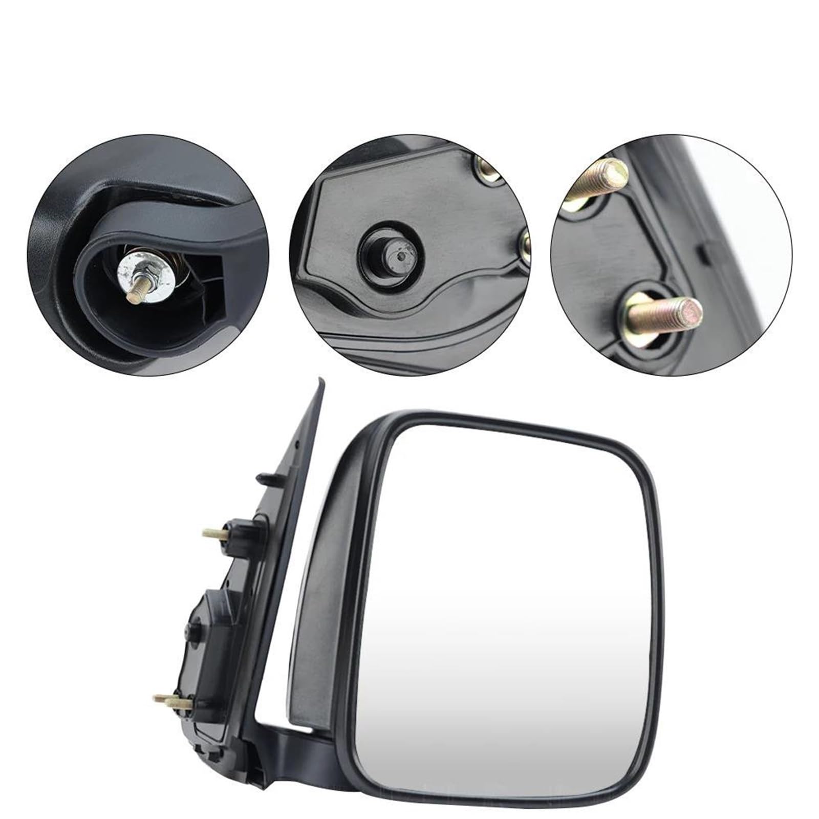Per Toyota Per Hiace Per TRH Per KDH 200 2005-2013 Retrovisore Specchio Montaggio Completamente Manuale Pieghevole Retrovisore Laterale Assemblea(1pc right)