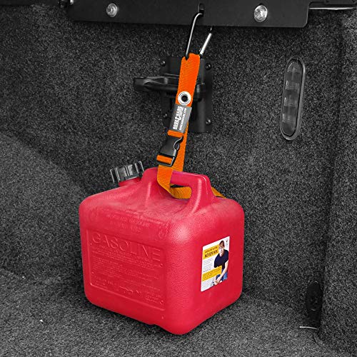 - Hook & Hang Strap Storage & Organizer - Hang Hoses, Cords, Tools, Drills, Ladders & More. Another Incredible Organizer! (4 PK W/Hooks, HI-VIS Orange)
