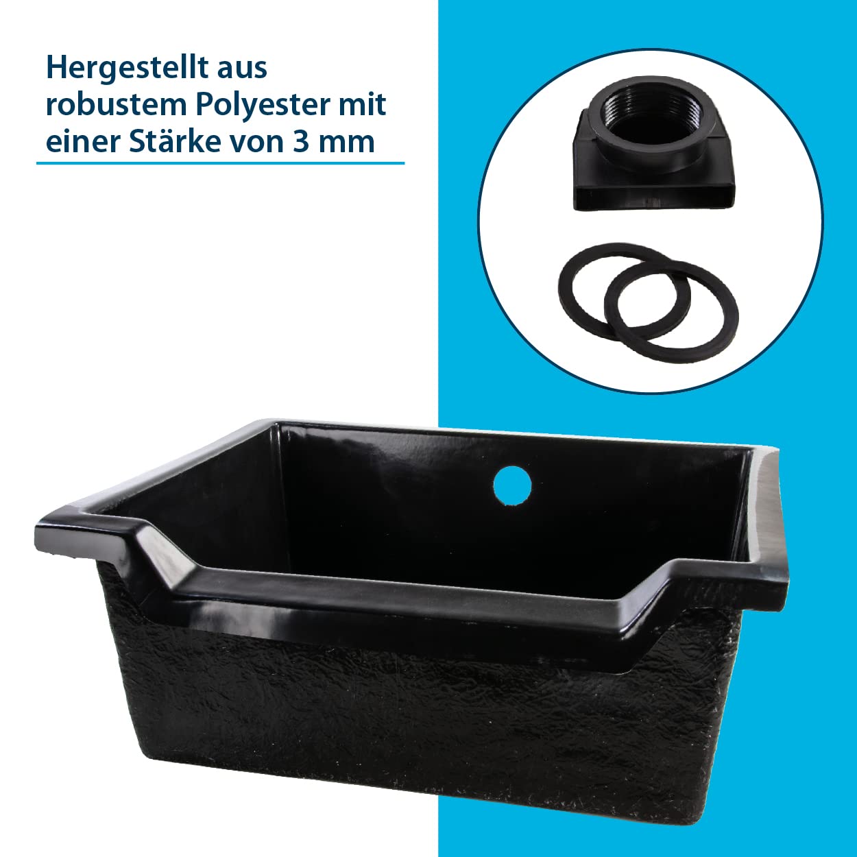 AquaForte Fastfall 72 x 62 x 28cm