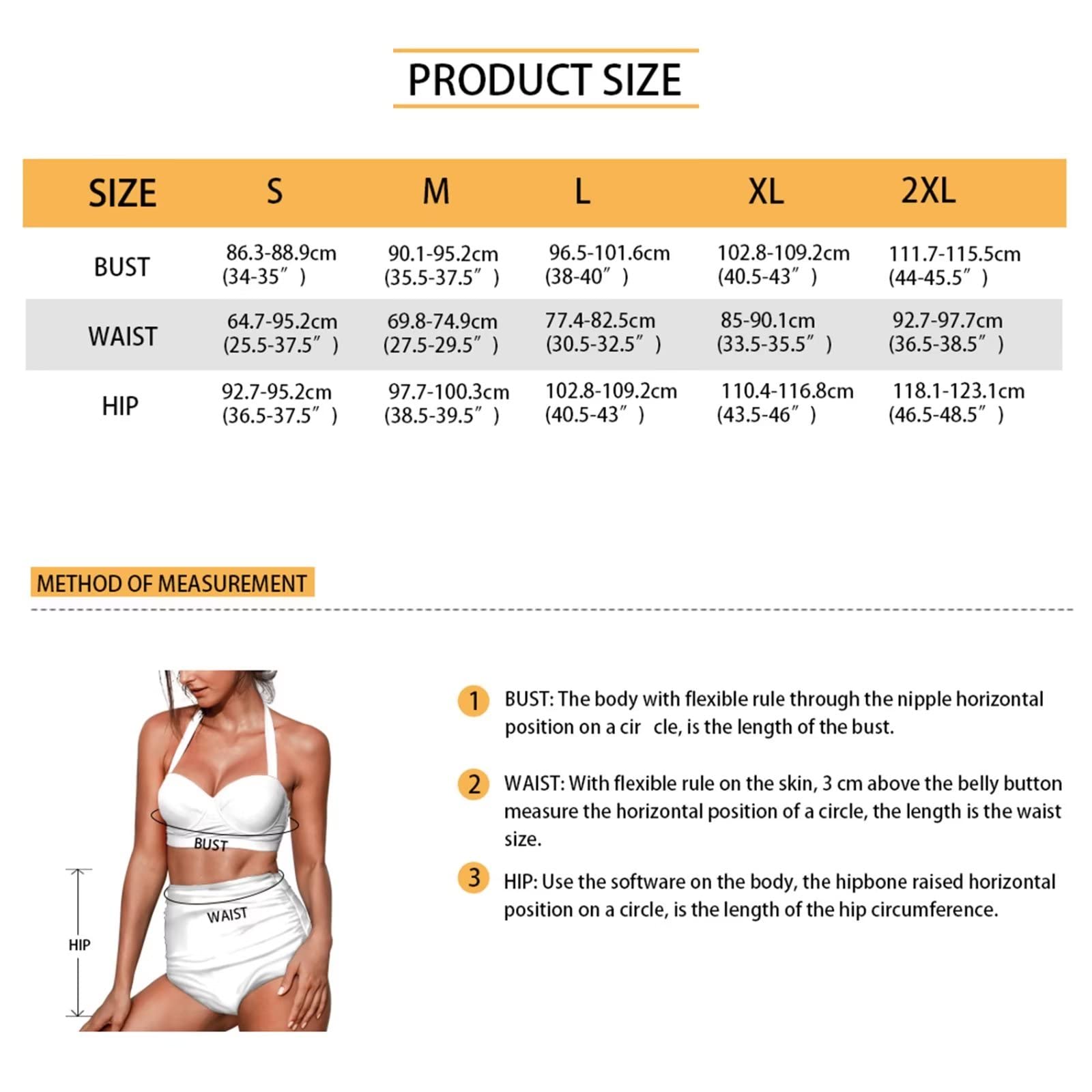 Belidome Costume da bagno da donna a vita alta con controllo della pancia