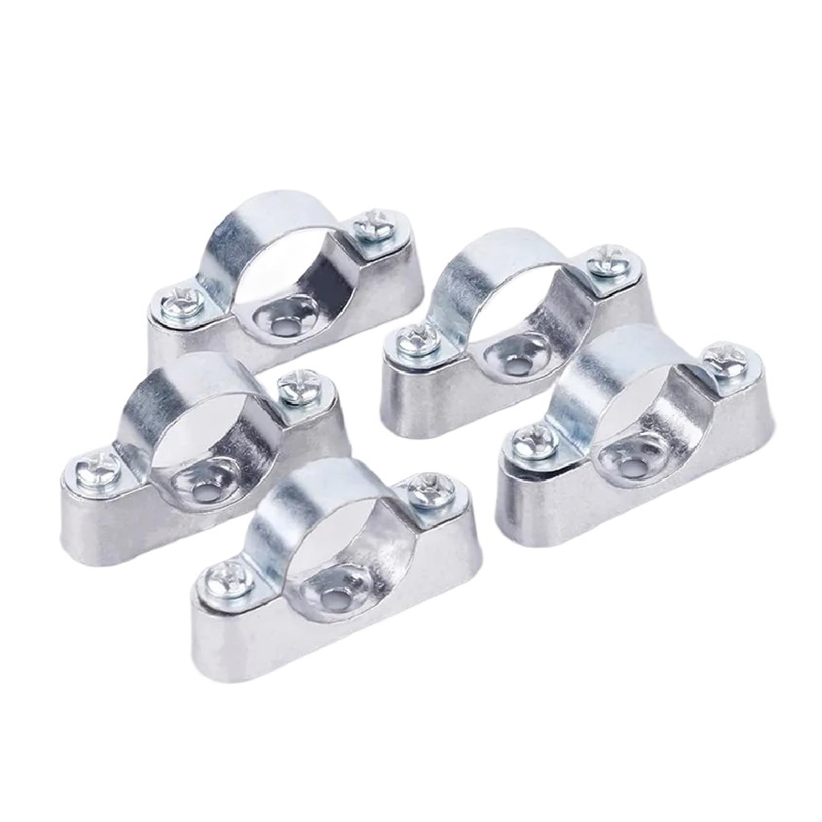 5/10Pcs 16/20/25/32/40/50Mm Aluminum Alloyl Off-Wall Code, Saddle Clip, Pipe Clamp, Fixed(25mm 5pcs)