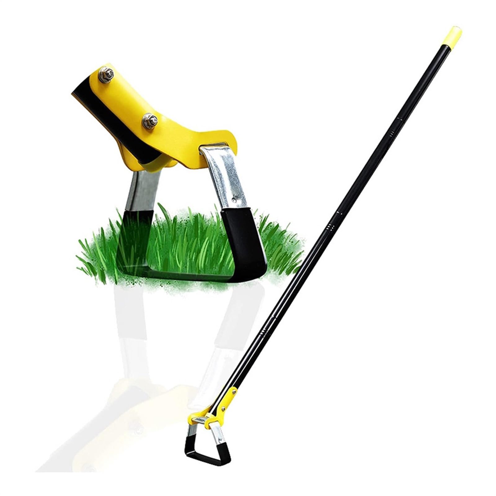 Zappe for Attrezzi Da Giardino, Manico Lungo Resistente All'aperto Hula Scuffle Zappe for Diserbo Giardinaggio Zappe A Staffa for Allentare Il Terreno ( Dimensione : Length 227cm )