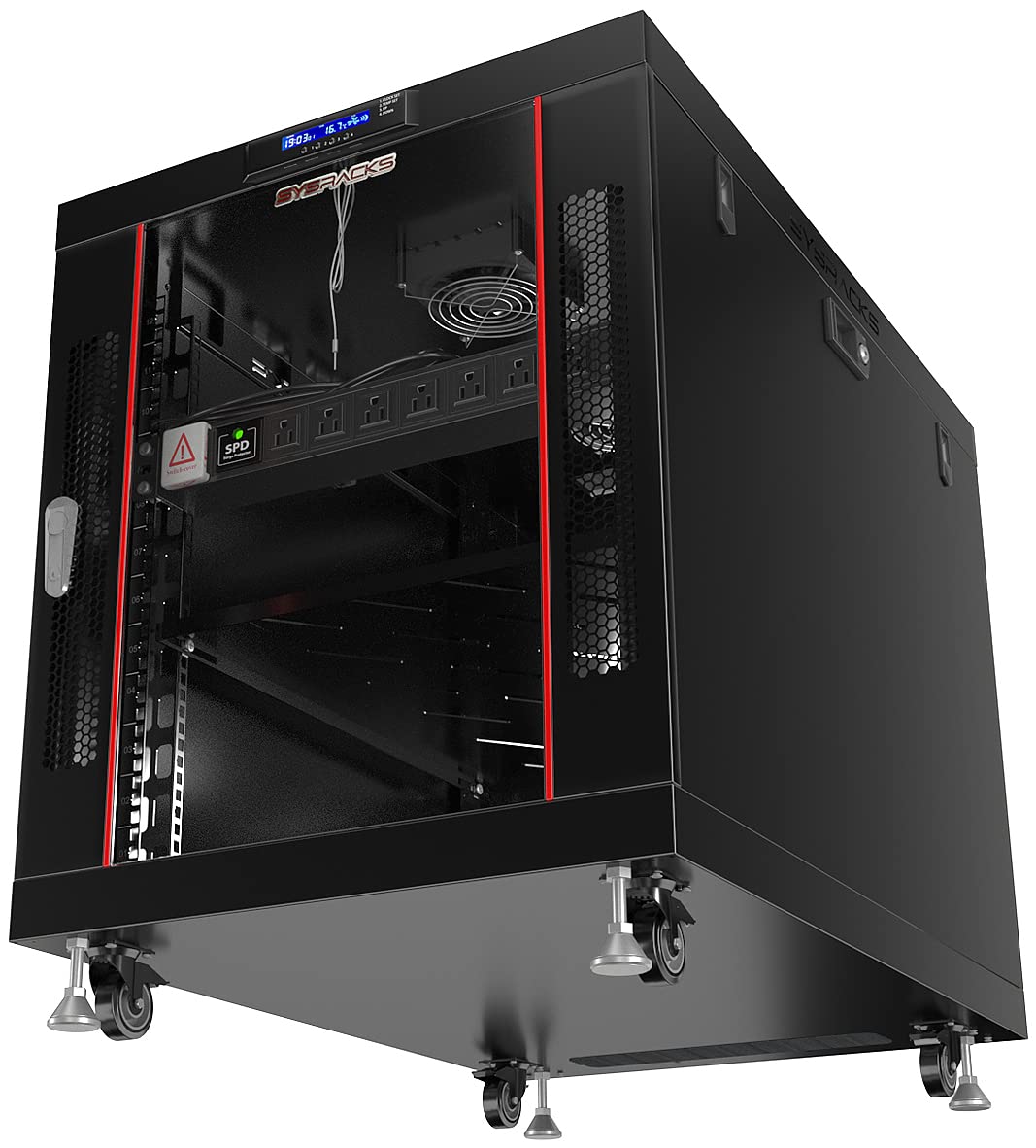 Amazon | Sysracks サーバーラック ロックキャビネット ネットワーク