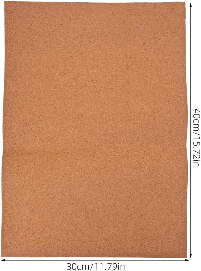 Gatuida 5sets Cork Pad Drawers Shelf Liner - Brown - 40.00x30.00 cm - 12000 sq cm - Kitchen & Bathroom Shelf & Drawer Liners