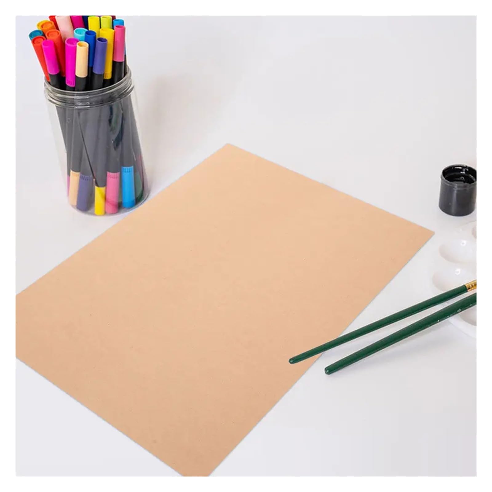50 pièces de papier kraft brun Pour L'emballage Cadeau