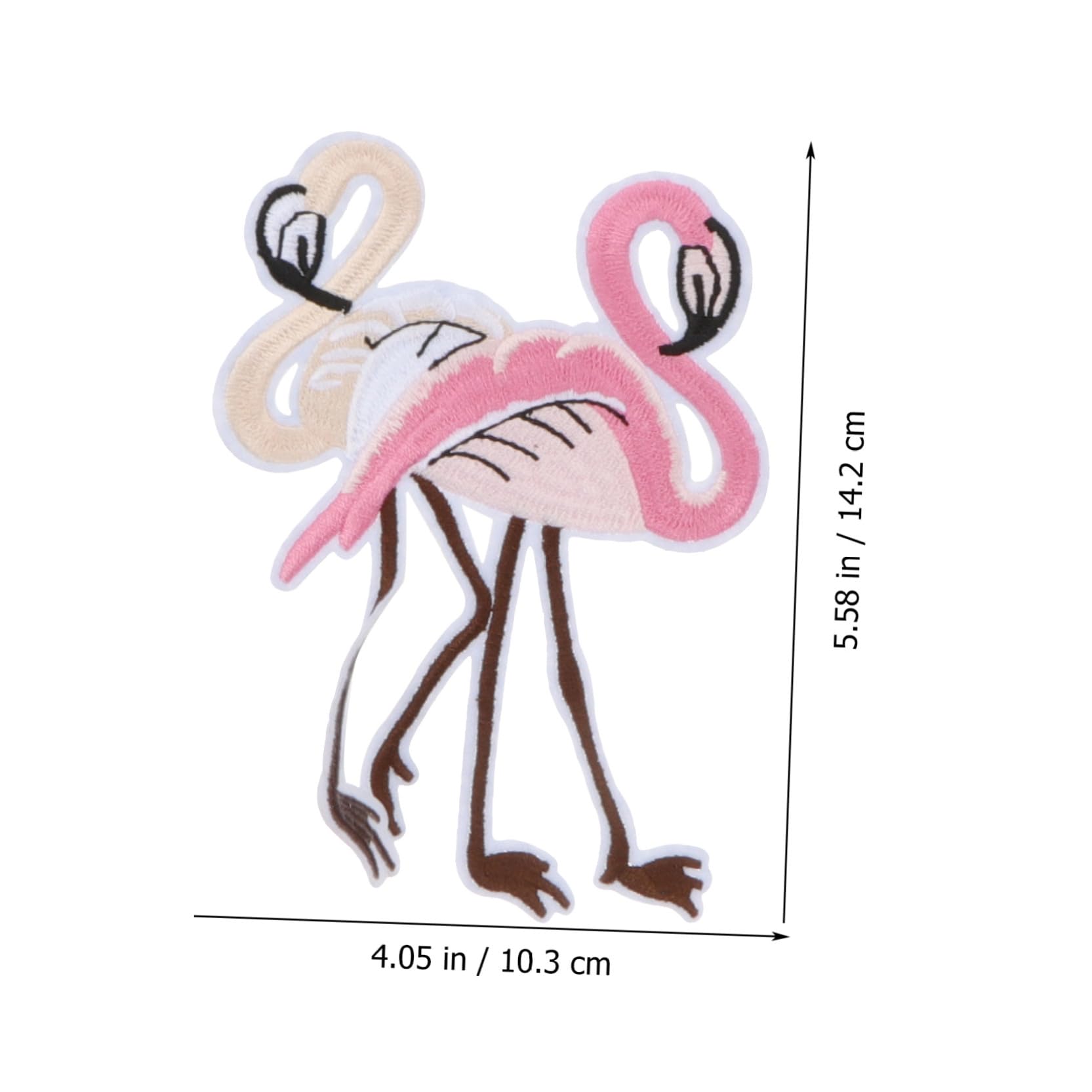 SHINEOFI 48stücke Teiliges Set Gestickte Flamingo Patches Aufnähen Und Aufbügeln Dekorative Applikationen Für Kleidung Taschen Und Handwerksprojekte Um Ihren Persönlichen Stil