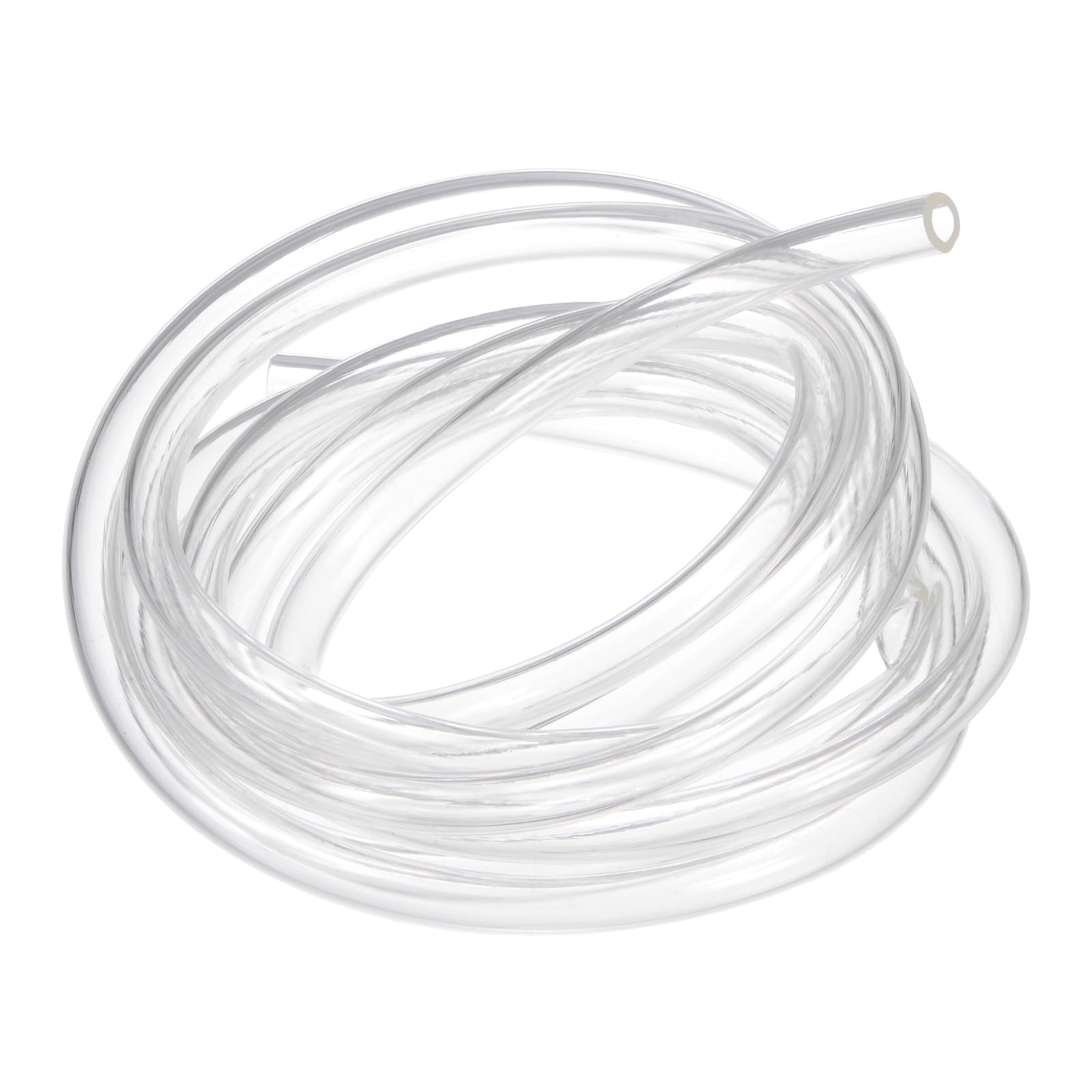 Tubing Carburetor Fuel Vent Line, 5mm(0.2") ID 8mm(0.31") OD 1.5m(5') Long Polyurethane Gas Oil Tube for ATV/Go Kart/Dirt Bike, Universal Petrol Pipe Replacement [Clear]