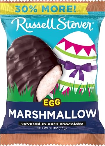 Russell Stover Marshmallow Dark Chocolate Egg - Image 2