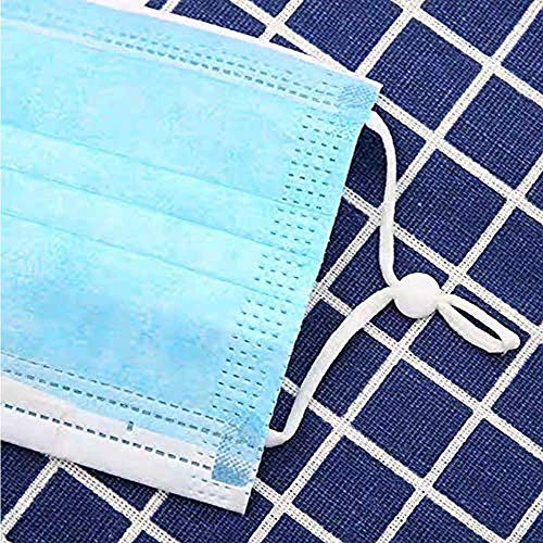 Yosogo 100 Pcs 1/4 Inch (6Mm) Sewing Elastic Band Cord With Adjustable Buckle Stretchy Earlobe Lanyard Rope Making Supplies Adjustable Elastic Buckle Stretch String For Diy In 5 Assorted Colors #TOP3