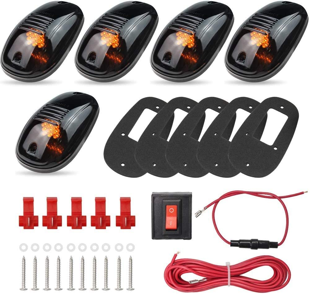 ルーフライト 12V スモークカバー LEDキャブルーフトップ ハイラックス他 Amazon | X-STYLE ルーフライト 12V スモークカバー LEDキャブルーフ