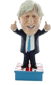 MimiConz Figurines World Leaders Collection Boris Johnson. 20cm high. Lifelike Character, Hand-Painted Novelty Gift