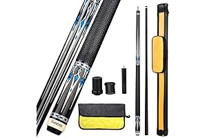 Carbon Fiber Low Deflection Pool Cue Set