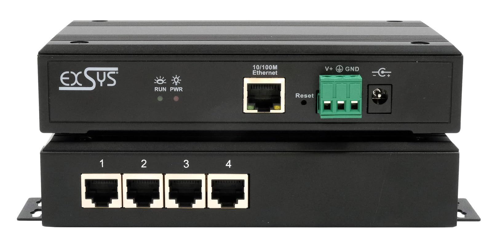 Exsys EX-61004 Ethernet zu 4 x Seriell RS-232/422/485