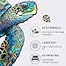 MYS Aurora FSC Certified Wooden Puzzles, Sea Turtle Jigsaw Puzzles 500 Pieces, 5MM Unique Shaped Wooden Puzzle for Adults and Kids, Family Game 16.9 x 20.7 Inch