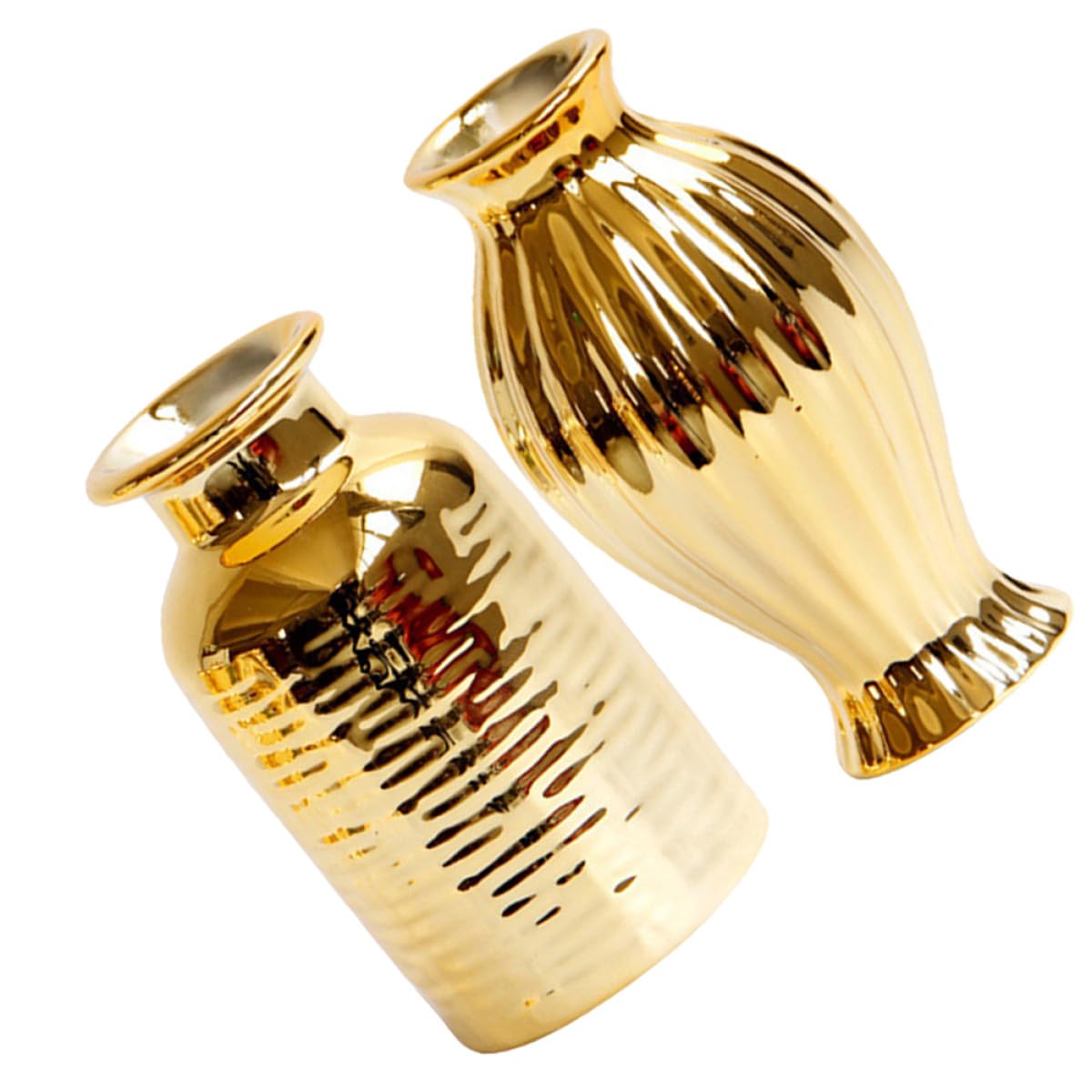 Vases en céramique or Abaodam pour décorations de dîner élégantes