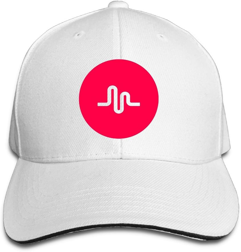 Musically Soft Snapbacks Hunting Cap Sandwich Cap Trilby Hat for Unisex White