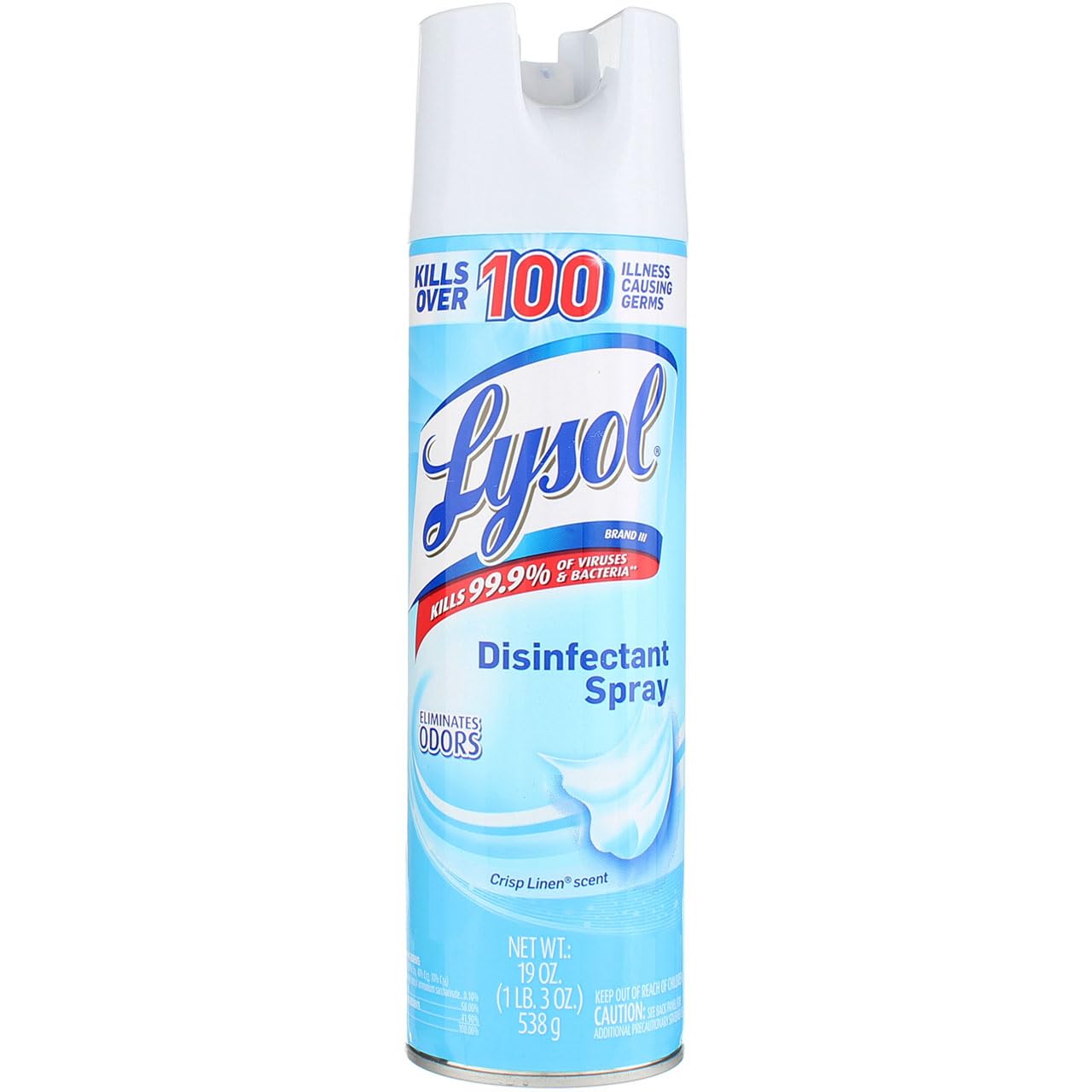 Disinfectant Spray, Crisp Linen, 19 oz(Pack of 7)