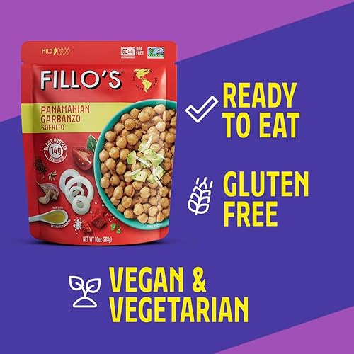 Vista 26 de Paquete de variedades FILLO's, frijoles Sofrito, 6 unidades, frijoles negros cubanos, Tex Mex Pinto, frijoles rosados puertorriqueños, frijoles