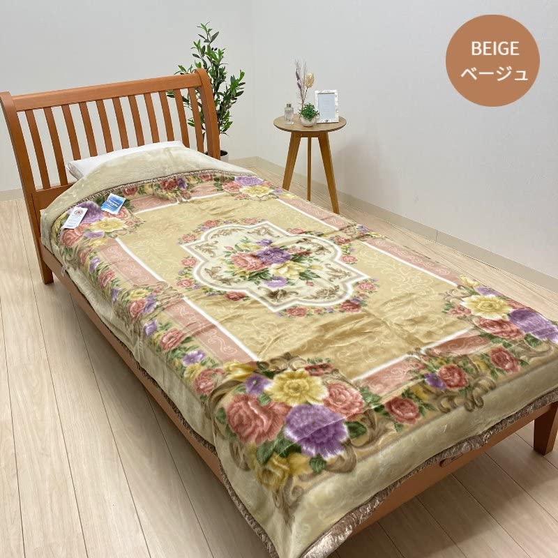 Amazon｜毛布 シングル 日本製 アクリル 2枚合わせ ニッケ 制電性素材