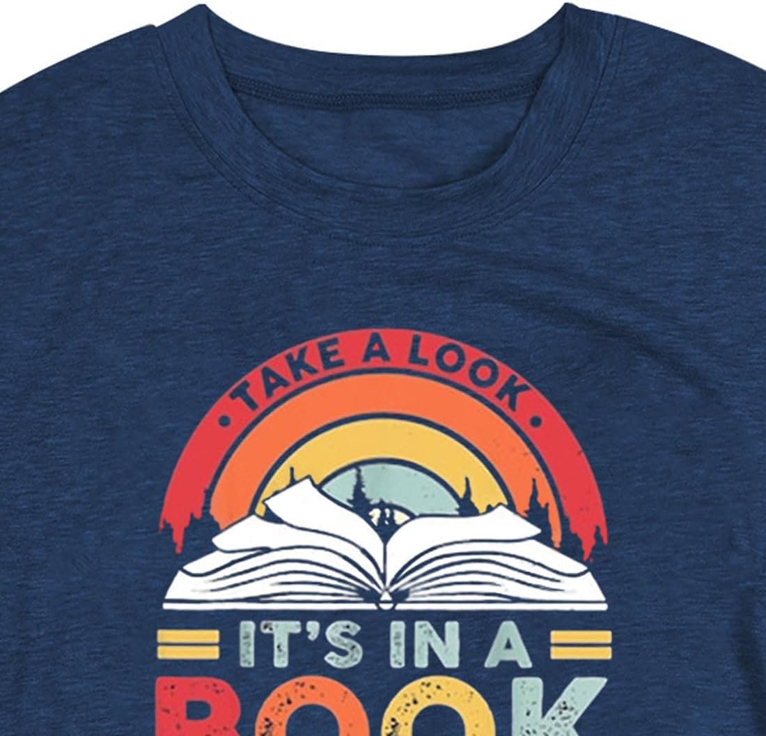 Rainbow Book Lovers Shirt - Teachers & Readers Character Tee - Image 4