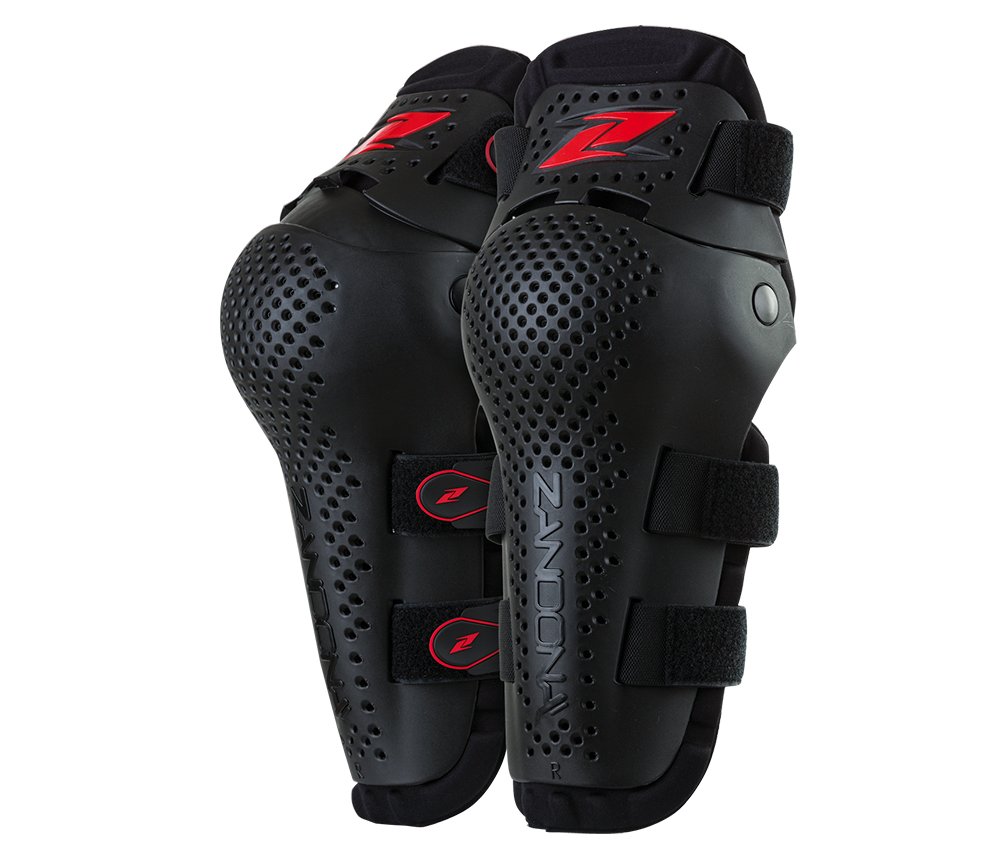 Zandonà 3260BKUNBK Ginocchiera Adulto Jointed Kneeguard, Nero, Taglia Unica