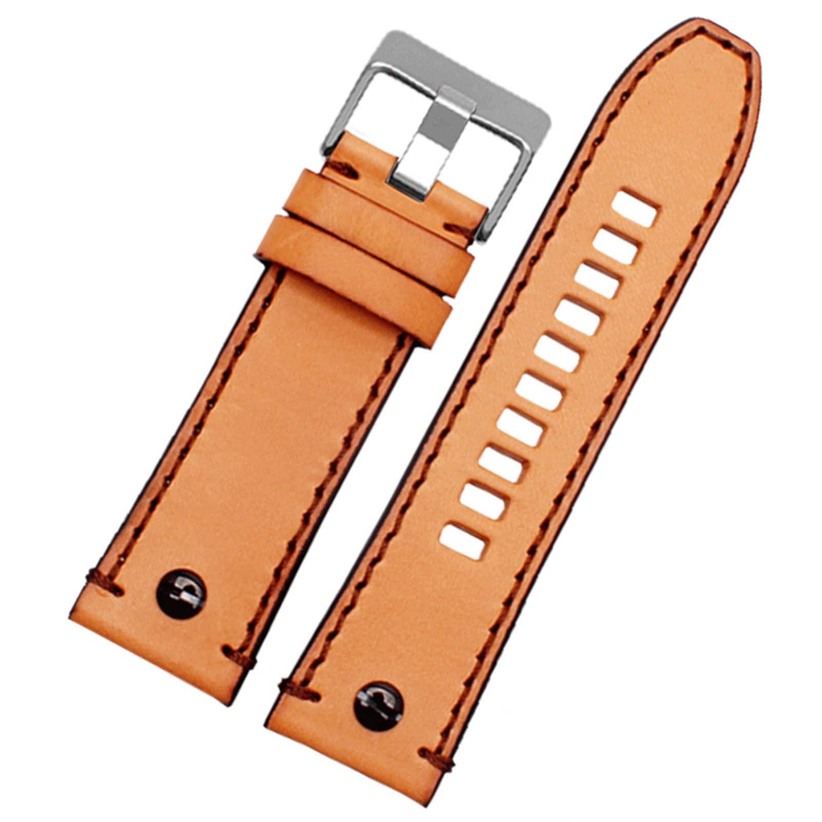 Echt lederen horlogeband Voor diesel horloge riem DZ4476/4482 DZ7408 7406 4318 band 22 24 26 28mm Grote maat Mannen Polshorloge Band