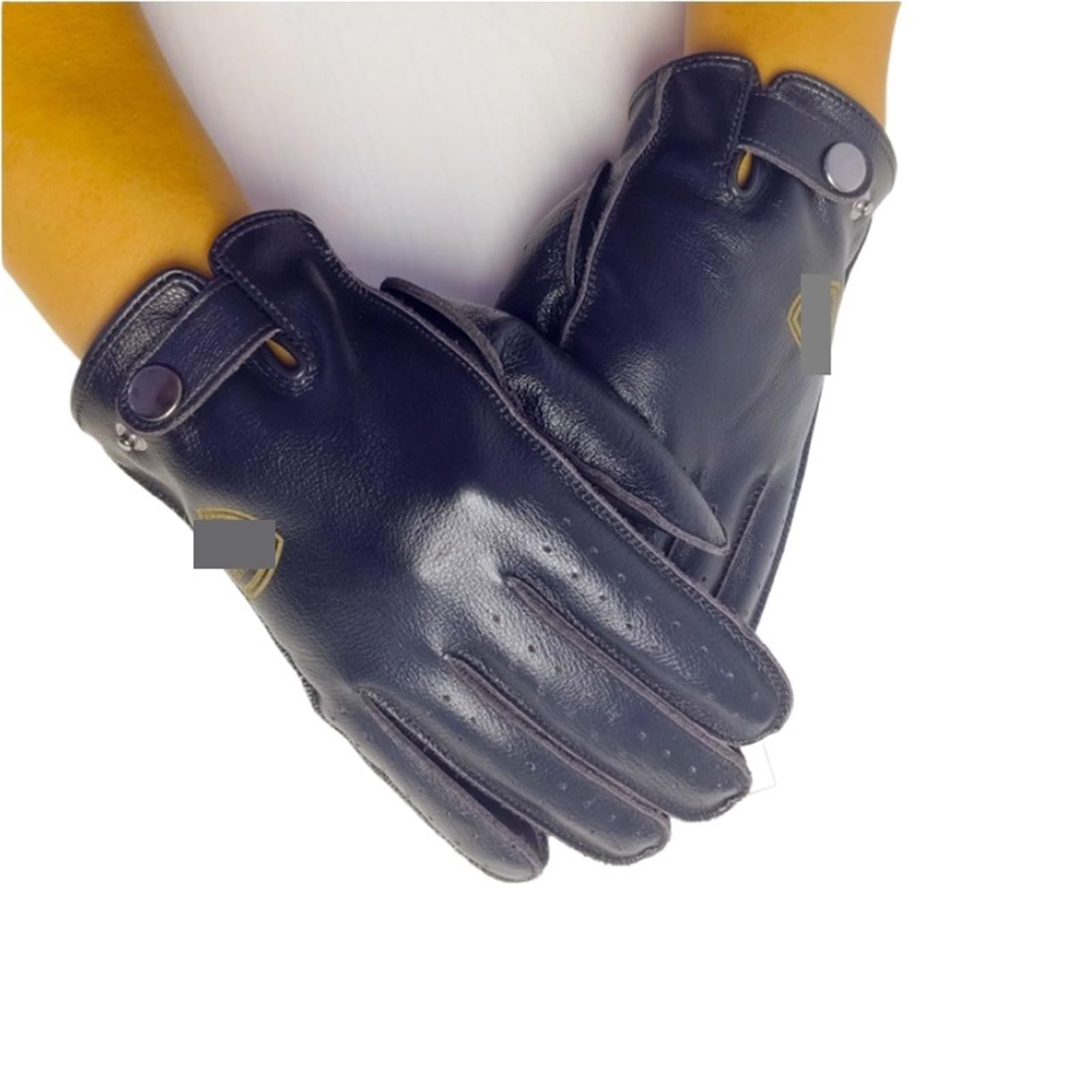 Leder autohandschuhe Retro Herren Motorrad Reiten Lederhandschuhe Vintage Rindsleder Verschleißfeste Radfahren Camping Handschuhe Geeignet für Outdoor
