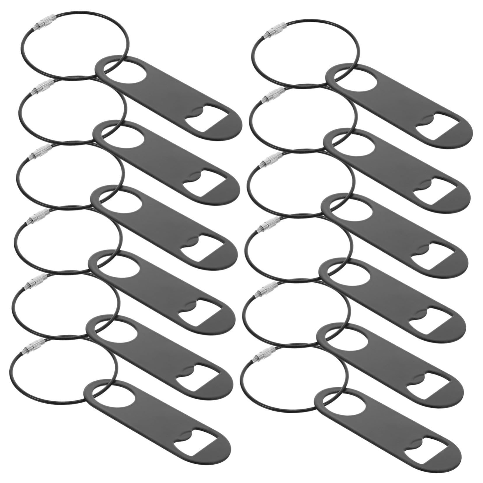 Décapsuleur portable acier inoxydable plat lot de 12 ouvre-bouteille bière