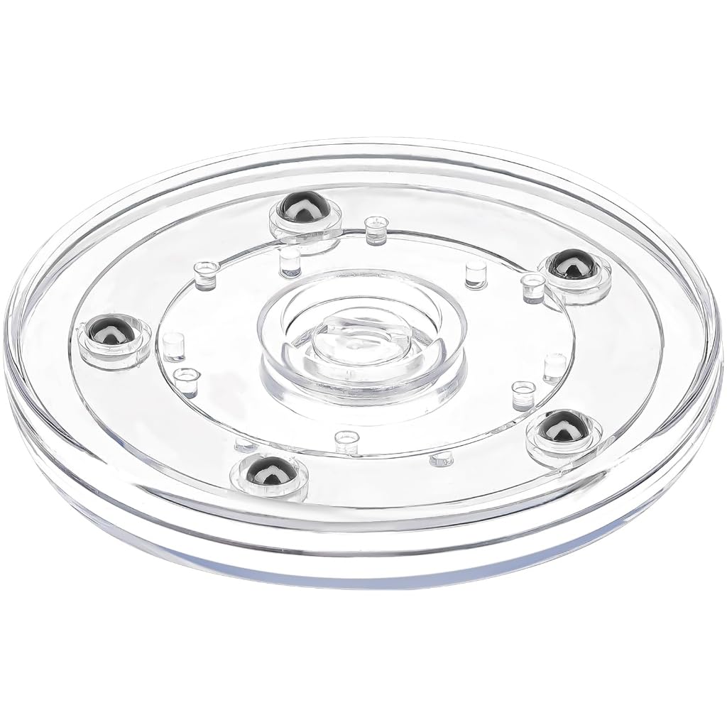 GMBYLBY Kitchen Cabinet Turntable 360 Rotating Display Stand Countertops Storage Tray Cake Decorating Platter
