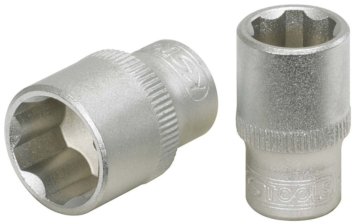 KS Tools 922.1514 Ultimate 6-Point Socket 1/4" - 9/32", Satin-finish Chrome